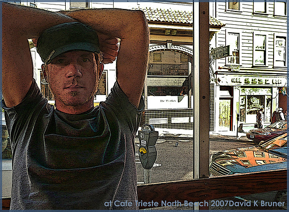 David K Bruner @ Cafe' Trieste North Beach
